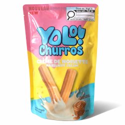 Churros avec crème de noisette